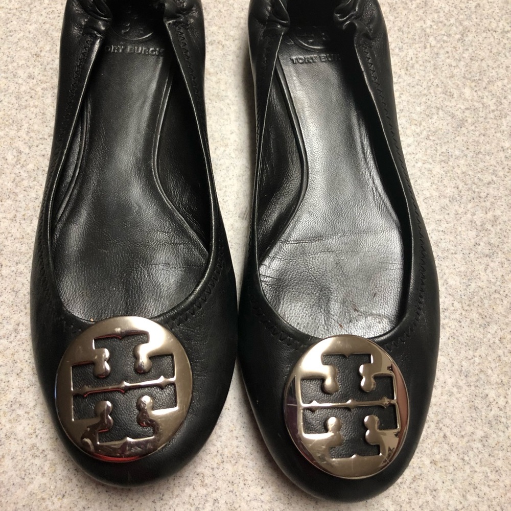 Black Tory Burch Miller flats